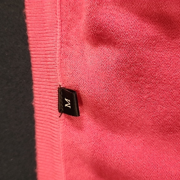 Pink Knit Button Down Cardigan Long Sleeve Sweater Medium - Picture 6 of 8